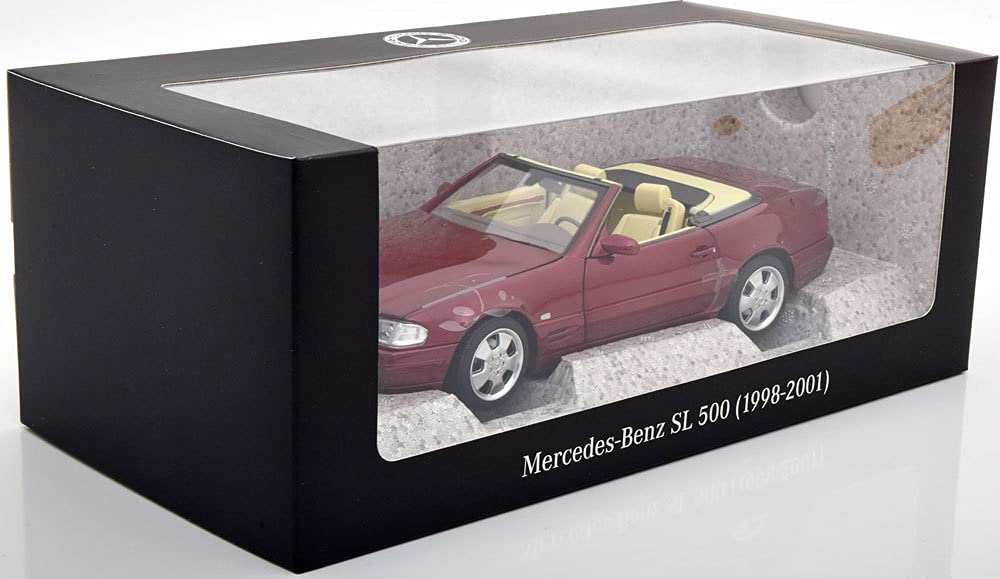 1/18 ノレブ メルセデスベンツ500SL (R129)(1998-2001) norev 1/18 Mercedes Benz 500 SL (R129) 1998-2001 amber red